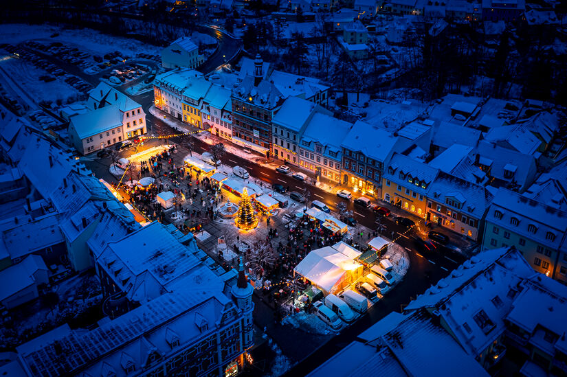 Weihnachtsmarkt Frohburg - LUFTFLUG.com