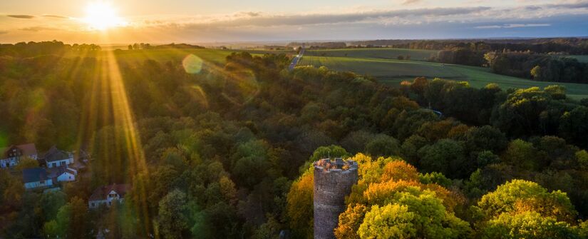 Foto: Falk Opelt (Herbst über der Burg Gnandstein)