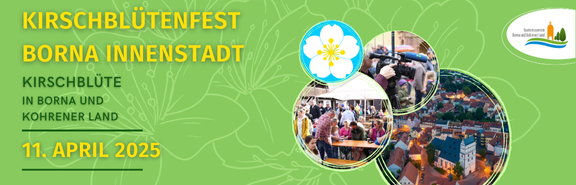 Zum Bornaer Kirschblütenfest (Shopping)...